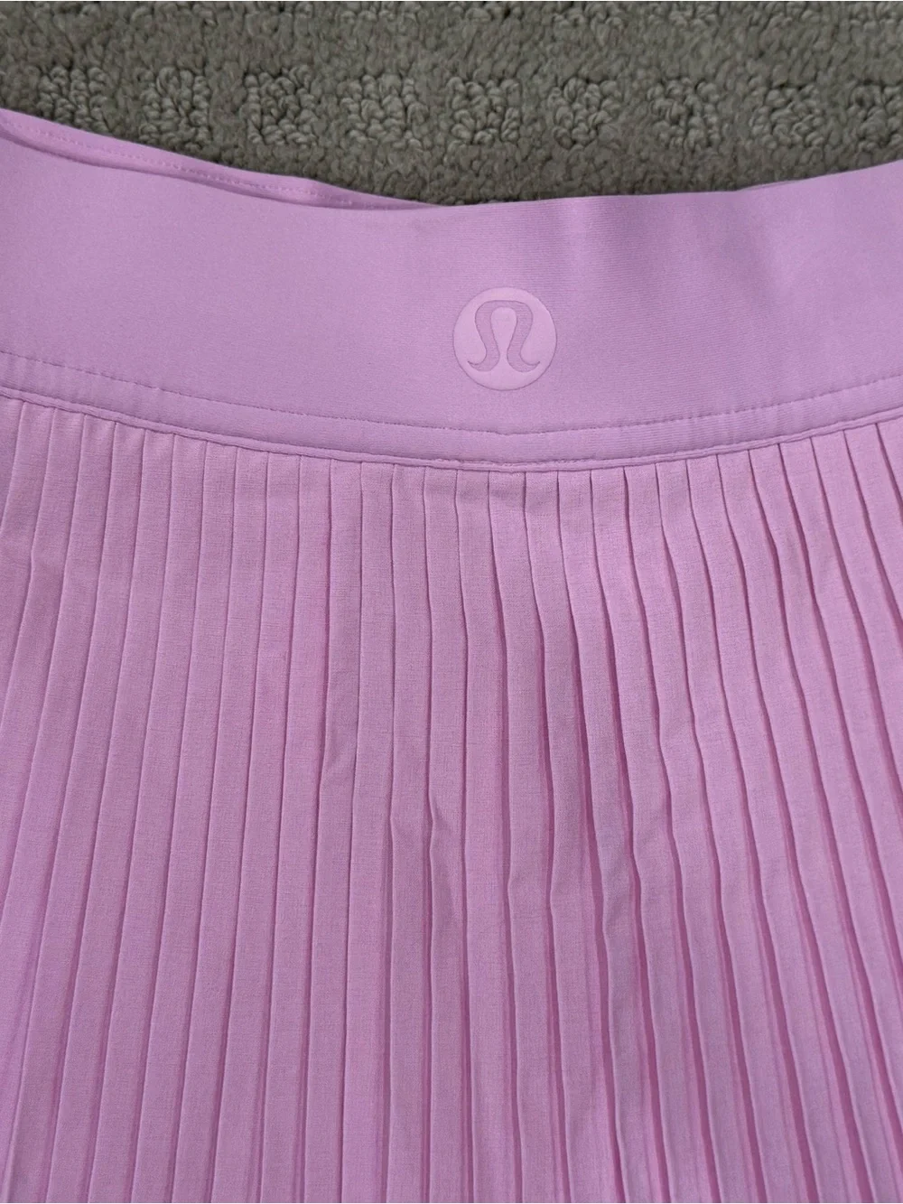 lululemon varsity athletica Pleated Mini Skirt in Light Pink NWT size 14